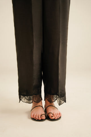 1 Piece Raw Slik Embroidered Bottom (FB0007)