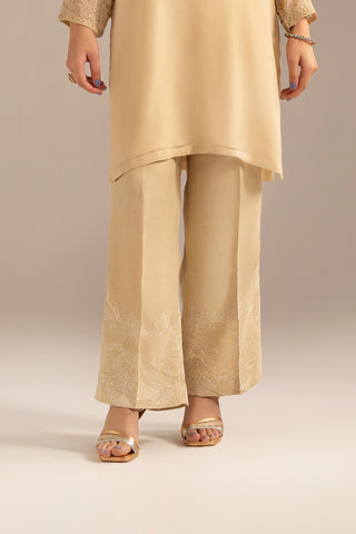 1 Piece Raw Silk Embroidered Bottom (FB0013)