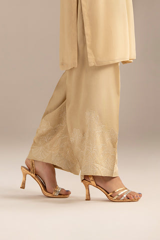 1 Piece Raw Silk Embroidered Bottom (FB0013)