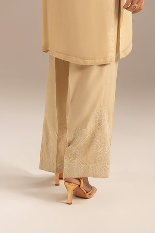 1 Piece Raw Silk Embroidered Bottom (FB0013)