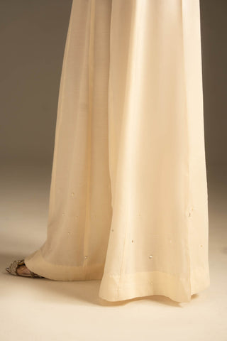 1 Piece Raw Silk Embroidered Suit (FB0014)