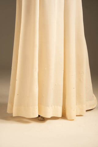 1 Piece Raw Silk Embroidered Suit (FB0014)