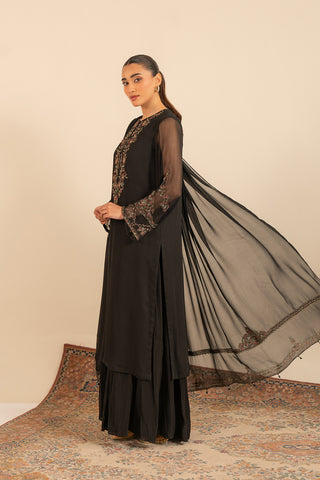 1 Piece Chiffon Embroidered Dupatta (FD0002)