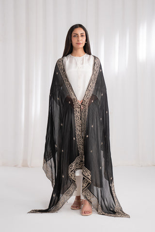 1 Piece Chiffon Embroidered Dupatta (FD0005)