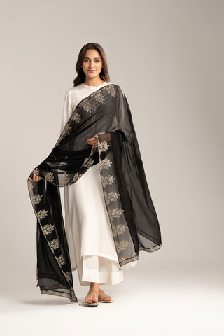 1 Piece Chiffon Embroidered (FD0011)