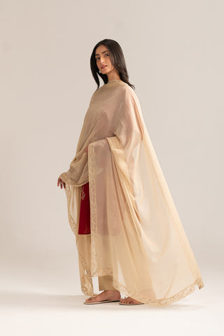 1 Piece Chiffon Embroidered (FD0016)