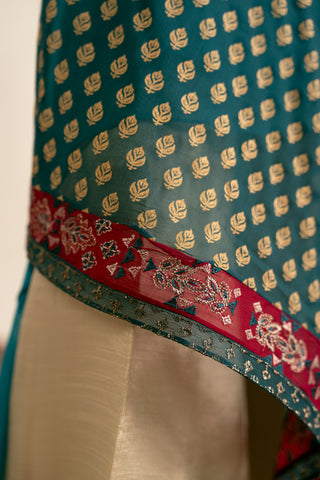 1 Piece Chiffon Embroidered (FD0017)