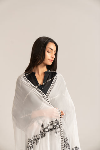 1 Piece Chiffon Embroidered Dupatta (FD0021)