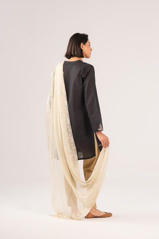 1 Piece Chiffon Embroidered Dupatta (FD0022)