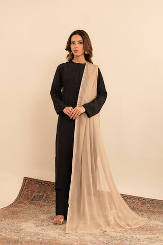 1 Piece Chiffon Embroidered Dupatta (FD0023)