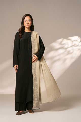 1 Piece Chiffon Embroidered (FD0060)