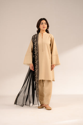 1 Piece Chiffon Embroidered (FD0061)