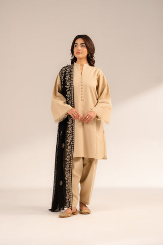 1 Piece Chiffon Embroidered (FD0061)