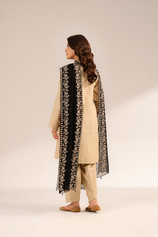 1 Piece Chiffon Embroidered (FD0061)