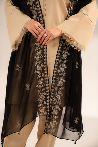 1 Piece Chiffon Embroidered (FD0061)