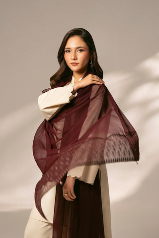1 Piece Chiffon Embroidered (FD0062)