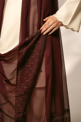 1 Piece Chiffon Embroidered (FD0062)