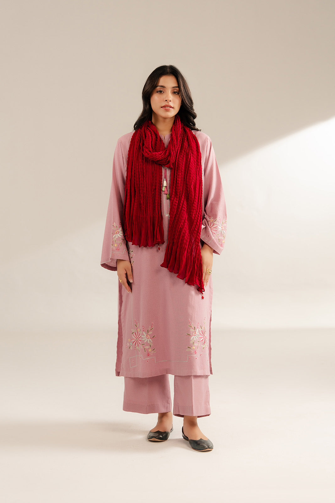 1 Piece Chiffon Solid Dupattas/Stoles (FD0063)