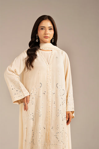 1 Piece Chiffon Embroidered Dupattas/Stoles (FD0069)