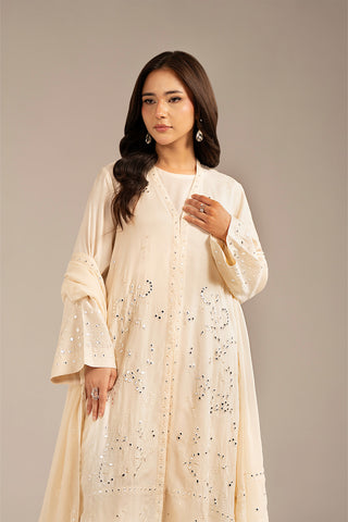 1 Piece Chiffon Embroidered Dupattas/Stoles (FD0069)