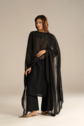 1 Piece Chiffon Embroidered Dupattas/Stoles (FD0077)