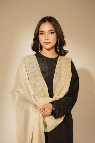 1 Piece Chiffon Embroidered Dupattas/Stoles (FD0080)
