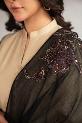 1 Piece Chiffon Embroidered Dupattas/Stoles (FD0085)