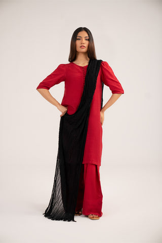 1 Piece Chiffon Solid Dupattas/Stoles (FD0090)