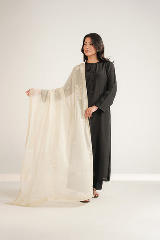 1 Piece Chiffon Embroidered Dupatta (FD0098)