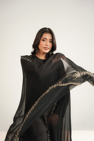 1 Piece Chiffon Embroidered Dupatta (FD0099)