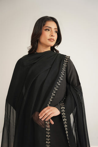 1 Piece Chiffon Embroidered Dupatta (FD0099)