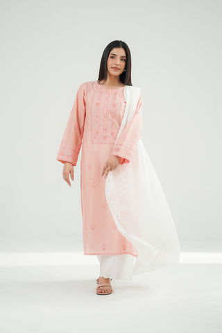 1 Piece Chiffon Embroidered Dupatta (FD0100)