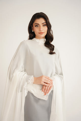 1 Piece Chiffon Embroidered Dupatta (FD0102)