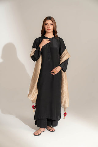 1 Piece Tissue Zari Solid Dupatta (FD0104)