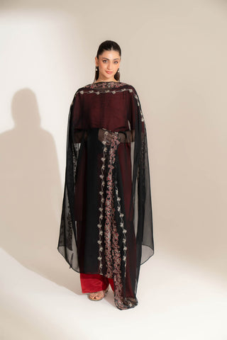 1 Piece Chiffon Embroidered Dupatta (FD0106)