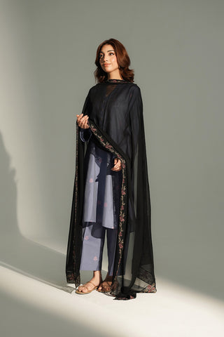 1 Piece Chiffon Embroidered Dupatta (FD0108)