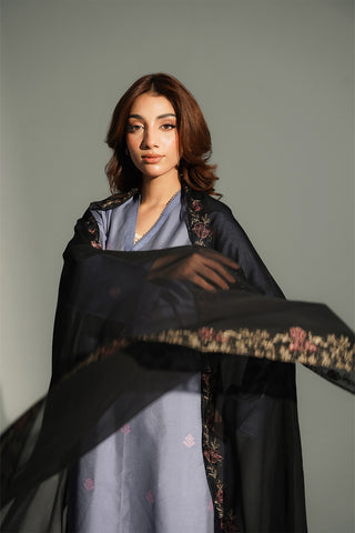 1 Piece Chiffon Embroidered Dupatta (FD0108)