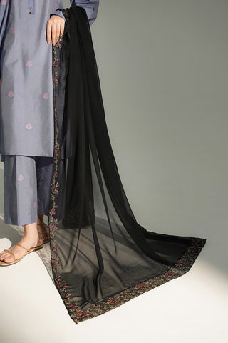 1 Piece Chiffon Embroidered Dupatta (FD0108)