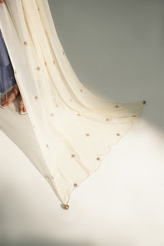 1 Piece Chiffon Embroidered Dupatta (FD0111)