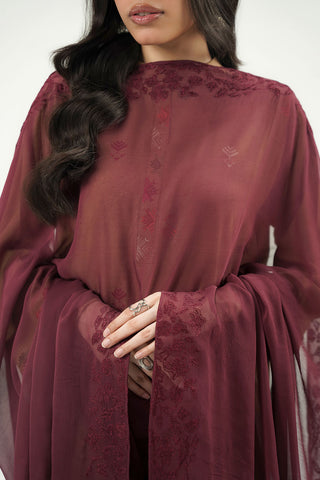 1 Piece Chiffon Embroidered Dupatta (FD0145)