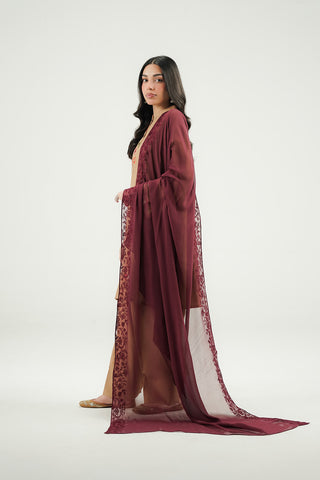 1 Piece Chiffon Embroidered Dupatta (FD0145)