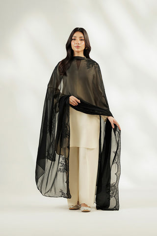 1 Piece Chiffon Embroidered Dupatta (FD0149)