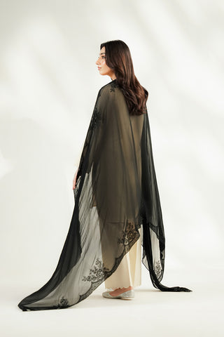 1 Piece Chiffon Embroidered Dupatta (FD0149)