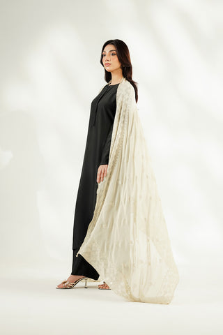 1 Piece Chiffon Embroidered Dupatta (FD0151)