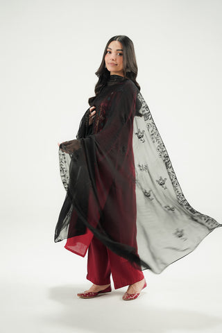 1 Piece Chiffon Embroidered Dupatta (FD0152)