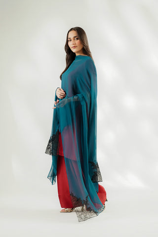 1 Piece Chiffon Embroidered Dupatta (FD0158)