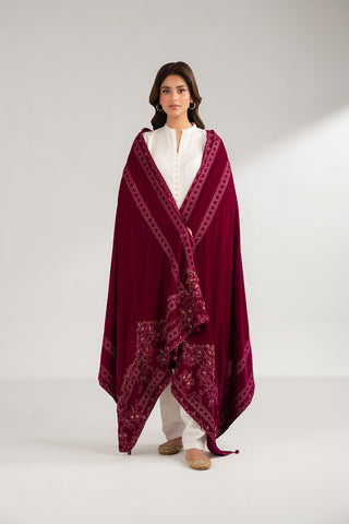 1 Piece Velvet Embroidered (FG0004)