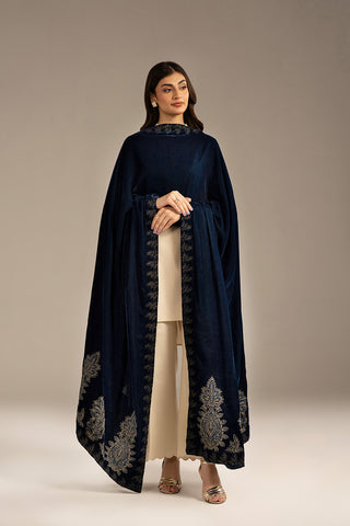 1 Piece Velvet Embroidered (FG0005)