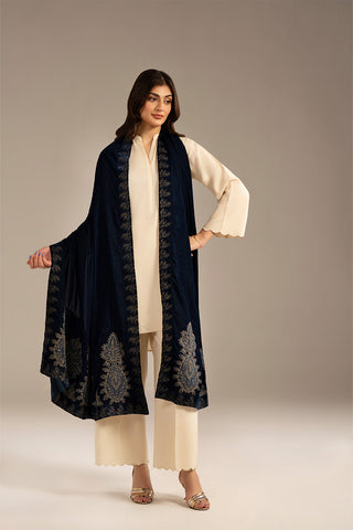 1 Piece Velvet Embroidered (FG0005)