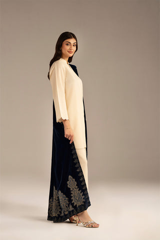 1 Piece Velvet Embroidered (FG0005)